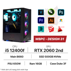 ĐỒ HOẠ 31 i5-12400F/RTX2060