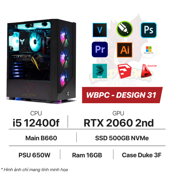 ĐỒ HOẠ 31 i5-12400F/RTX2060