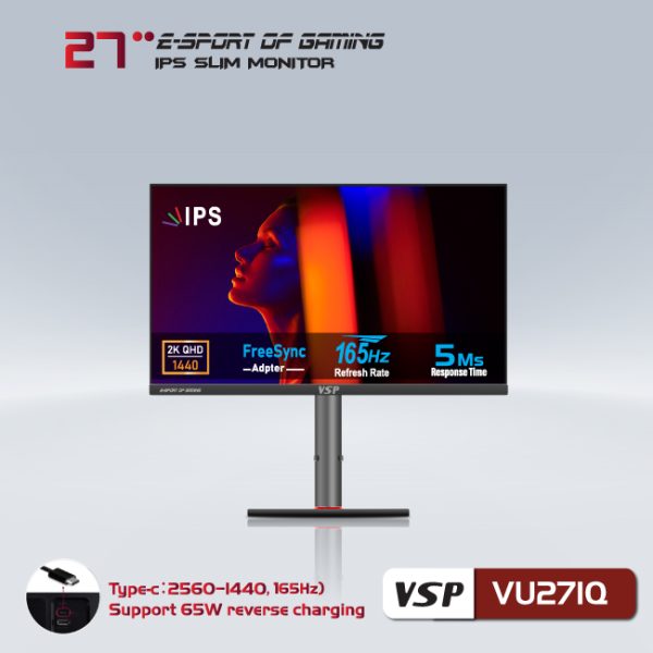 Màn hình VSP VU271Q 27inch IPS 2K