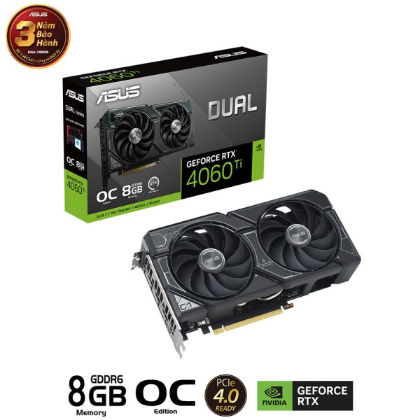 ASUS RTX 4060 Ti DUAL 8GB