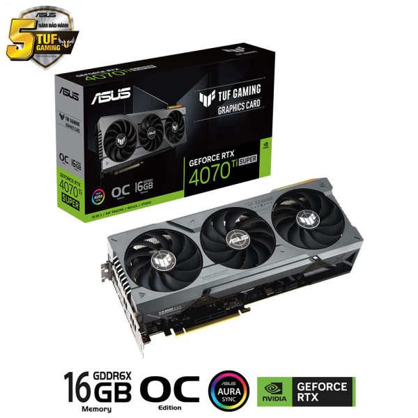 ASUS TUF Gaming RTX 4070 Ti SUPER 16GB GDDR6X