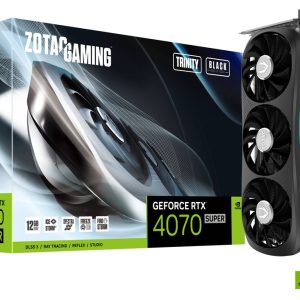 ZOTAC GAMING RTX 4070 SUPER Trinity Black Edition 12GB GDDR6X