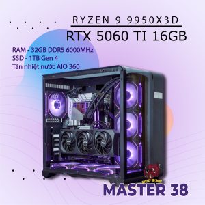 MASTER 38 R9-9950X3D/RTX5060Ti-16GB/D5